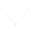 Image 1 : 0.70 ctw Diamond Pendant And Chain - 14KT White Gold
