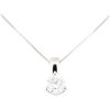 Image 2 : 0.70 ctw Diamond Pendant And Chain - 14KT White Gold