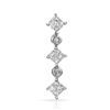 Image 1 : 14k White Gold 0.51CTW Diamond Pendant, (I2-I3/I2/G-H)