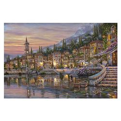 Robert Finale, "Varenna Mio Amor" Hand Signed, Artist Embellished Limited Editio