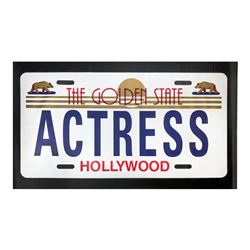 Steve Kaufman (1960-2010), "Actress" Hand Signed and Numbered Limited Edition Ha