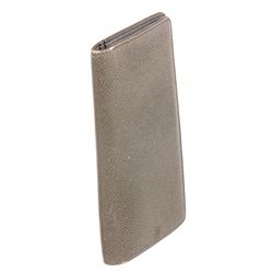 Louis Vuitton Grey Taiga Leather Long Bifold Card Wallet