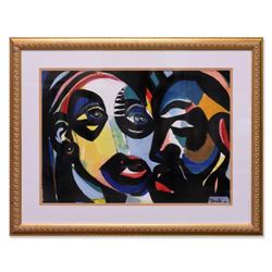 Jenik Cook, Framed Original Acrylic Painting, Hand Singed with Letter of Authent