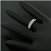 Image 8 : Classic Platinum .80 ctw Channel Set Round Brilliant VS Diamond Wedding Band Rin