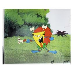 Original Production Cel from the Animated Classic, "The Pink Panther", with Lett