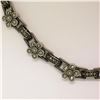 Image 2 : Judith Jack 16" Sterling Silver Marcasite Flower Cluster Chain Necklace w/ Box