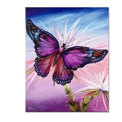 "Rainbow Butterfly" Limited Edition Giclee on Canvas by Martin Katon, Numbered a