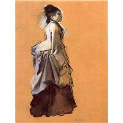 Edgar Degas - Young Lady In The Road Costume