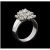 Image 4 : 14KT White Gold 1.55 ctw Diamond Ring