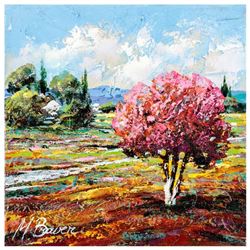 Mark Braver, "Winter Storm" Original Oil Painting on Canvas, Hand Signed with Le