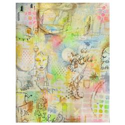 John Milan, "Eternal Sunshine Remnant" Hand Signed Original Painting with COA.