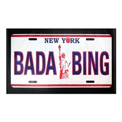 Steve Kaufman (1960-2010), "Bada Bing" Hand Signed and Numbered Limited Edition