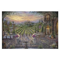 Robert Finale, "Summer In Tuscany" Hand Signed, Artist Embellished Limited Editi