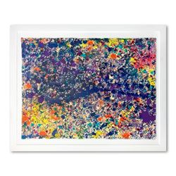 Wyland, "Coral Colors 84" Framed Original Watercolor Painting, Hand Signed with