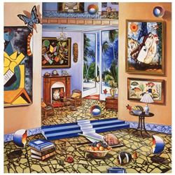 Alexander Astahov, "Story Telling" Hand Signed Limited Edition Giclee on Canvas