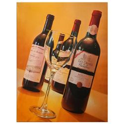 E. Denis, Original Oil Painting on Canvas (32" x 42"), Hand Signed with Letter A