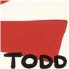 Image 2 : Todd Goldman, "Goodbye Kitty" Hand Signed Original Painting on Canvas with Lette
