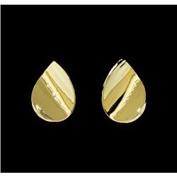 Concave Earrings - Gold Plated