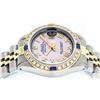 Image 4 : Rolex Ladies 2 Tone Pink Mother Of Pearl Roman & Sapphire Datejust Wristwatch 26