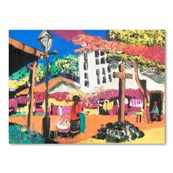 Paul Blaine Henrie (1932-1999), "Afternoon on Olivera St" Hand Signed Original P