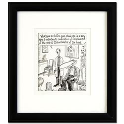 Bizarro! "Med School" is a Framed Original Pen & Ink Drawing by Dan Piraro, Hand