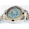 Image 5 : Rolex Ladies 2 Tone Blue MOP Diamond & Sapphire Datejust 26MM Oyster Perpetaul