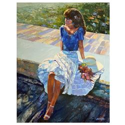 Howard Behrens (1933-2014), "Thinking It Over" Hand Signed Original Painting on