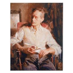 Pino (1939-2010), "A Tale to Tell" Artist Embellished Limited Edition on Canvas,