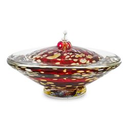 "Small Saturn Oil Lamp" Hand Blown Glass Sculpture, Hand Signed by GartnerBlade