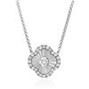 Image 1 : 18k Gold 0.13CTW Diamond Necklace, (SI2/H)