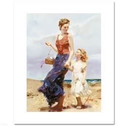 Pino (1931-2010), "Affection" Limited Edition on Canvas, Numbered and Hand Signe