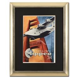 Mike Kungl, "Clipper 314" Framed Limited Edition Giclee, Numbered and Hand Signe