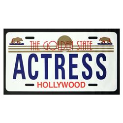 Steve Kaufman (1960-2010), "Actress" Hand Pulled Limited Edition Silkscreen on C