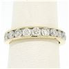 Image 5 : 14k Yellow Gold 1.05 ctw Round Diamond Band Ring