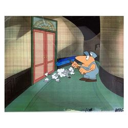 Original Production Cel from the Animated Classic, "The Pink Panther", with Lett