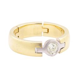 0.26 ctw Diamond Ring - 14KT Yellow And White Gold