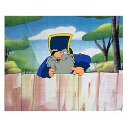 Original Production Cel from the Animated Classic, "The Pink Panther", with Lett