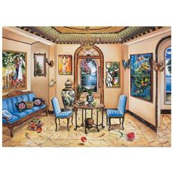 Alexander Astahov, "Dining with the Master" Hand Signed Limited Edition Giclee o