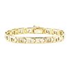 Image 1 : Greek Key Bracelet - 14KT Yellow Gold