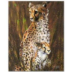"Mother and Child" Limited Edition Giclee on Canvas by Stephen Fishwick, Numbere