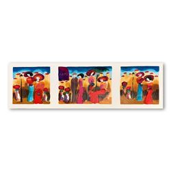 Moshe Leider, Hand Signed Limited Edition Serigraph on Paper with Letter of Auth