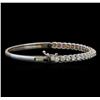 Image 2 : 14KT White Gold 1.63 ctw Diamond Bracelet