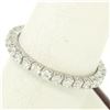 Image 6 : 18K White Gold 1.0 ctw F VS1 Round Brilliant Prong Set Diamond Eternity Band Rin