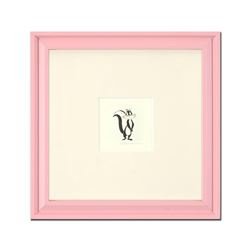 "Penelope Pussycat" Framed Limited Edition Etching with Hand-Tinted Color and Nu