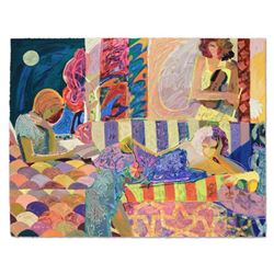 Sabzi, "Summer Evening" Limited Edition Hand Embellished, Numbered and Hand Sign