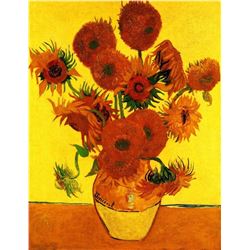 Van Gogh - Still Life Vase With Fifteen Sunflowers 3