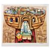 Image 1 : Gregory Kohelet, "Noah's Ark " Hand Signed Limited Edition Serigraph with Letter