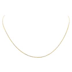 Twenty Inch Tri-color Rope Chain - 14KT Yellow, Rose, and White Gold
