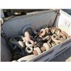 Image 2 : Metal Bin w/ Multiple Shackles & Connectors & 3 Industrial Chains (1 w/ Hook)