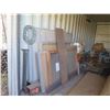 Image 2 : Contents of Container: Plywood, Lumber, Angle Iron, Channel Iron, Grease, Roof Leak